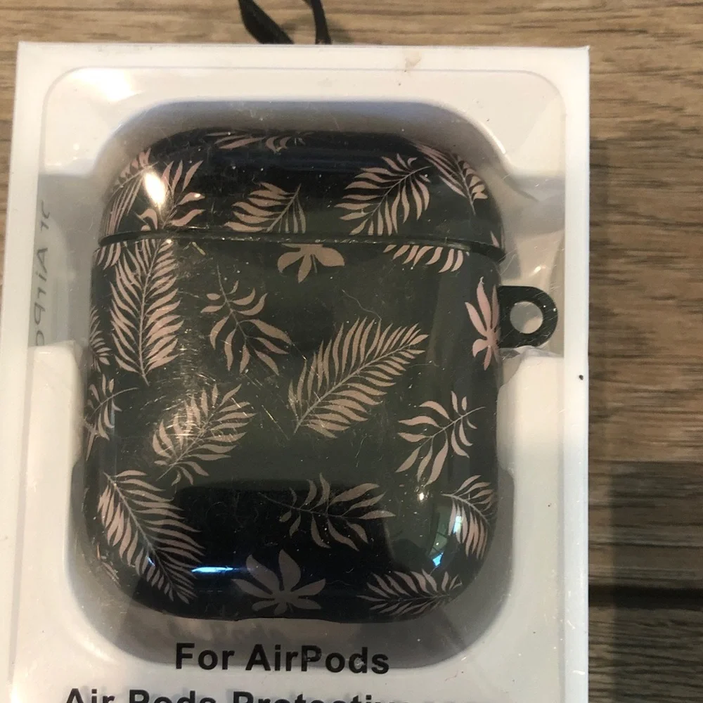 Stylish AirPods Protective Case with carabiner